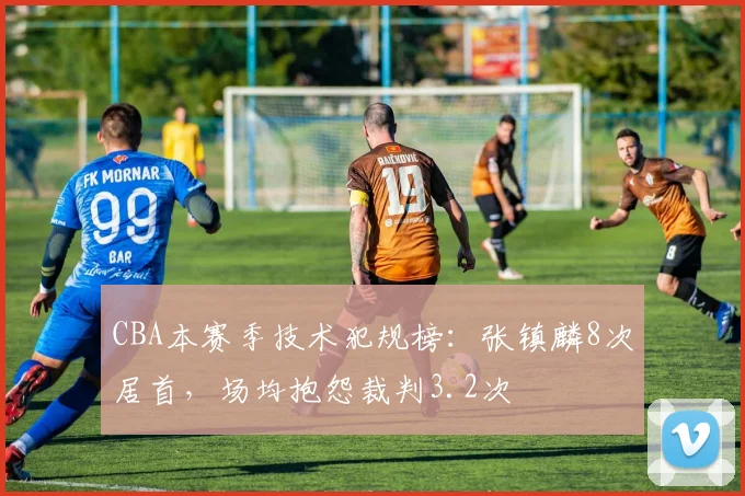 CBA本赛季技术犯规榜：张镇麟8次居首，场均抱怨裁判3.2次
